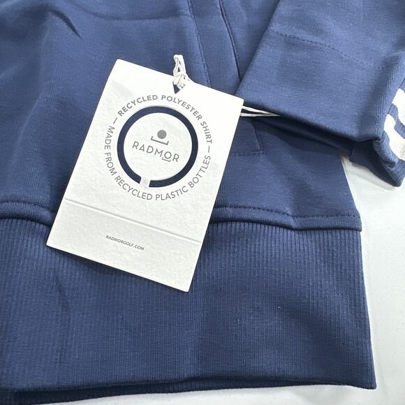 Radmor Golf Men's Navy/Snow White Chappie Recycled Jacket Size M - Picture 7 of 11